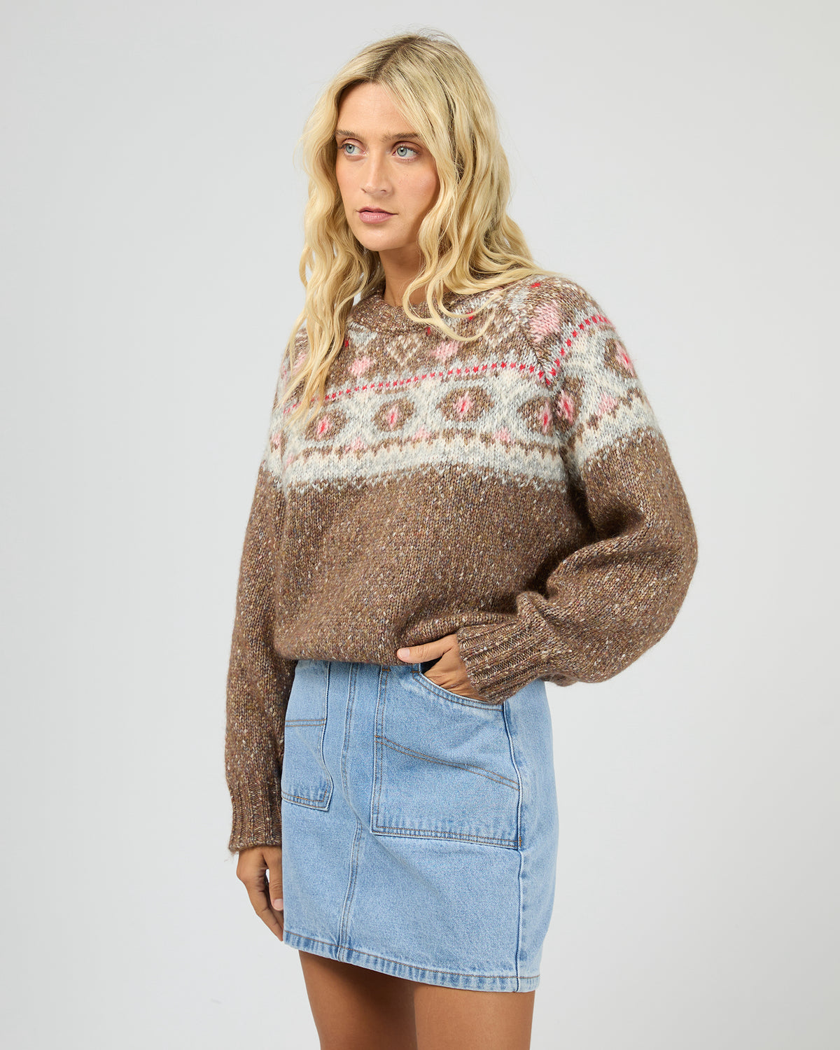 ALL ABOUT EVE / TIVA CREW KNIT JUMPER / 6476165