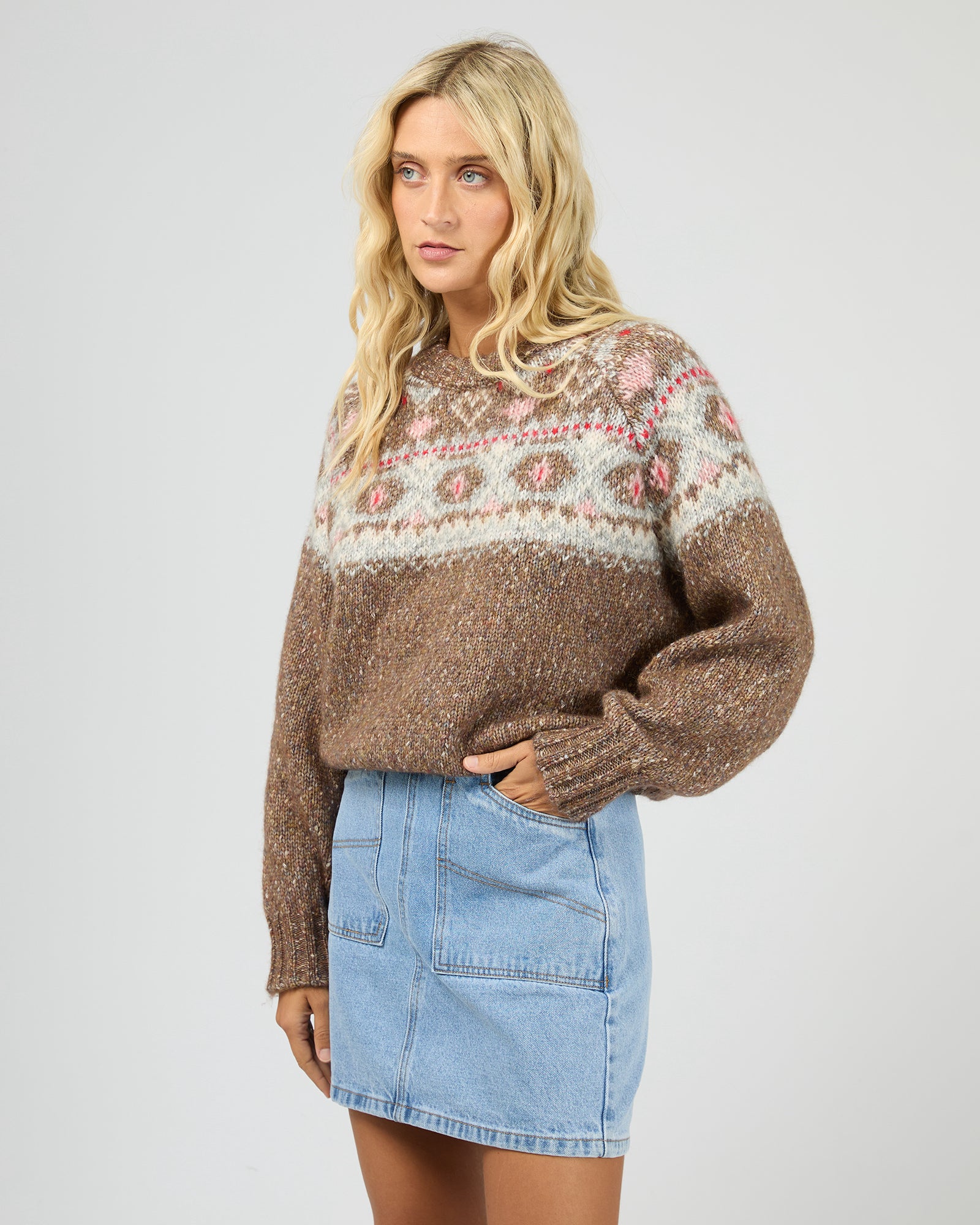 ALL ABOUT EVE / TIVA CREW KNIT JUMPER / 6476165