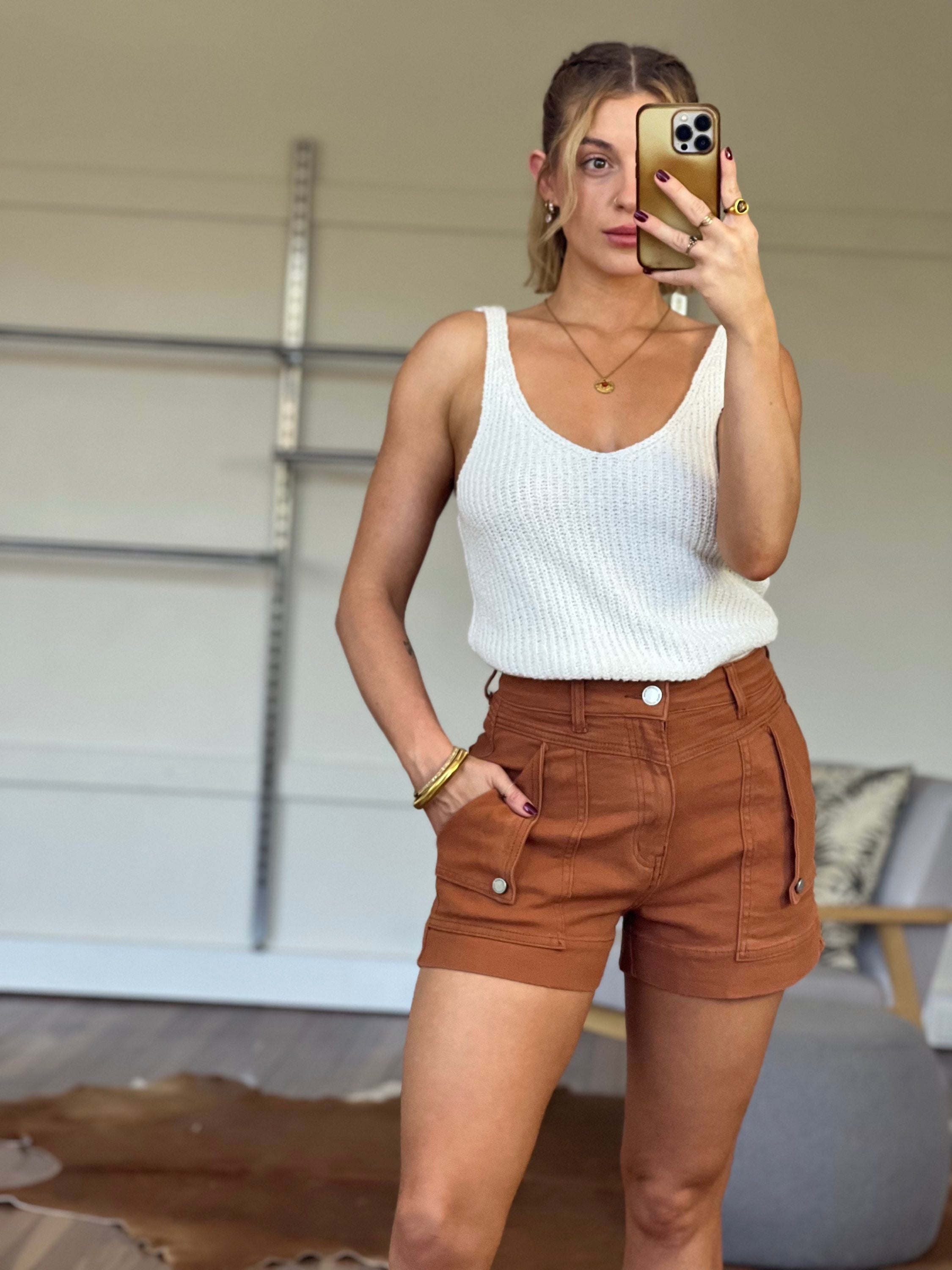 COUNTRY DENIM / MYKOS DENIM SHORT / TAN / CGJ1785S