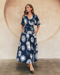 EBBY & I / WHIMSICAL WRAP DRESS / VVNE11256