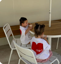 SSAINTS / KIDS HEART TEE RED / 7-9Y