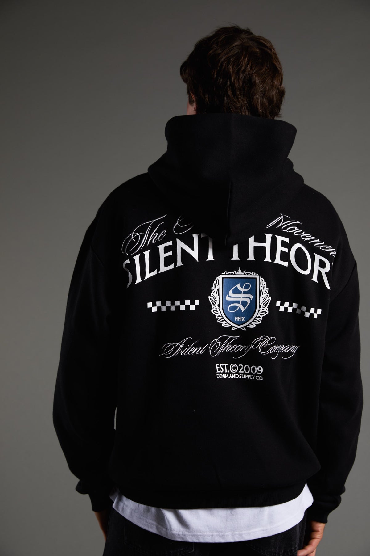SILENT THEORY / ART OF MOVEMENT HOODIE / 4077010.BLK