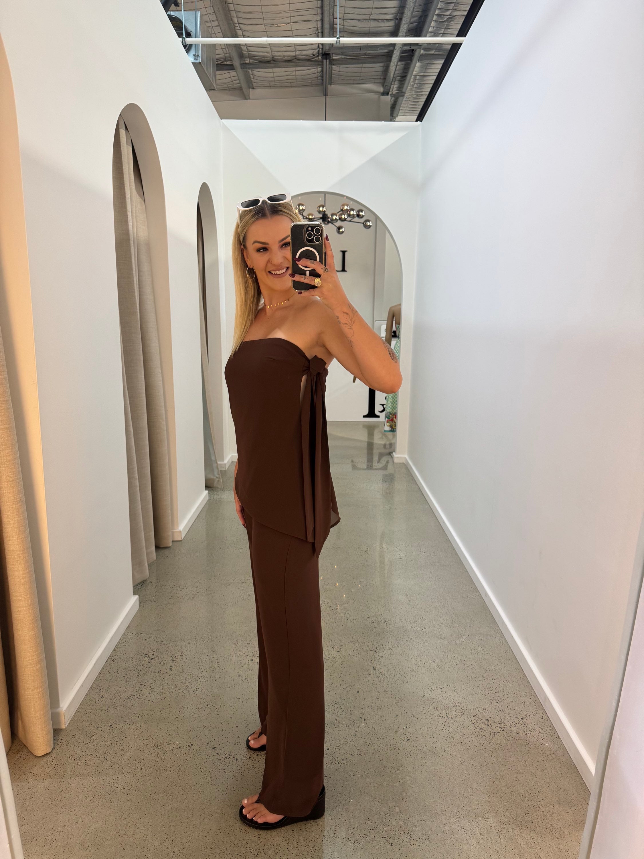 BY FRAKIE / CHOCOLATE SHEER PANT / 598-2