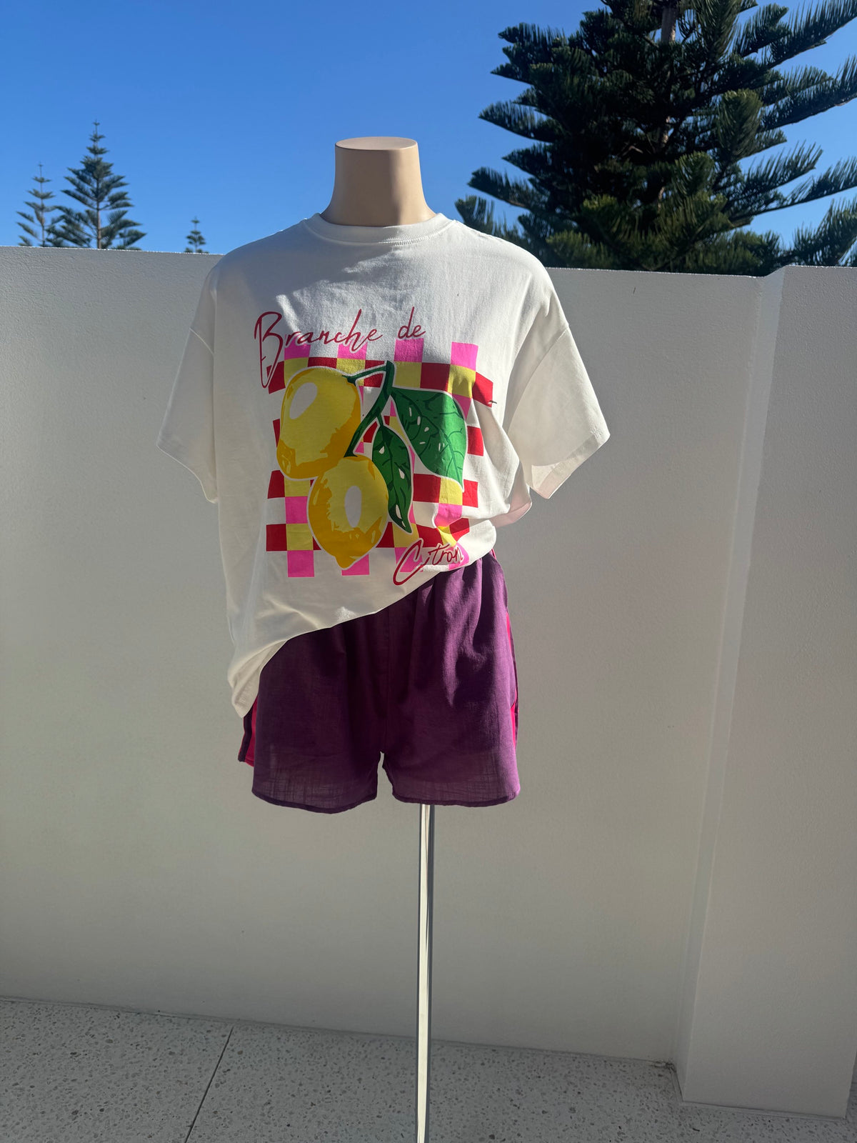 BY FRANKIE / RACER SHORTS / PURPLE