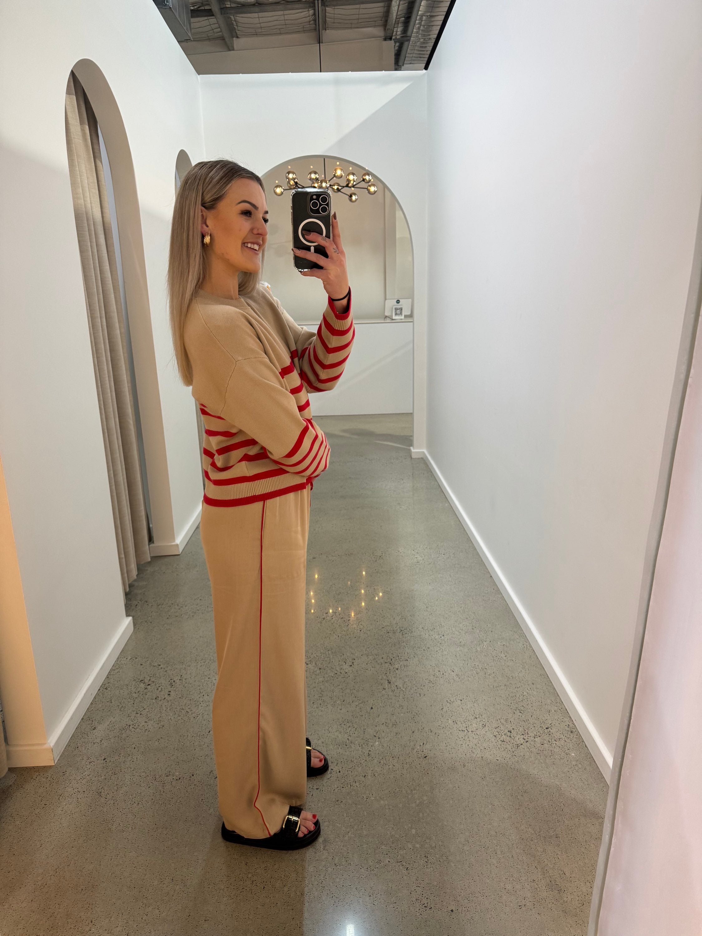 LITTLE LIES / LOTTIE PANTS / OATMEAL / M25042901