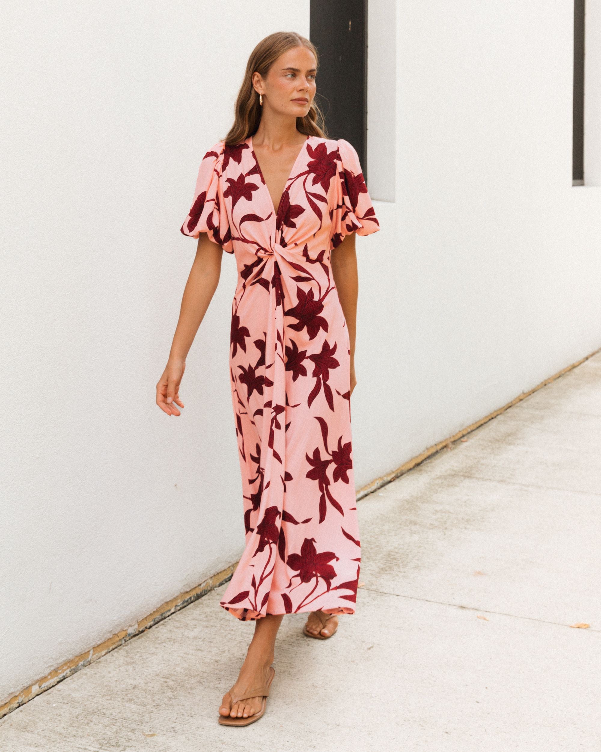 WHITE CLOSET / CLOE TWIST DRESS / TFE8545-41
