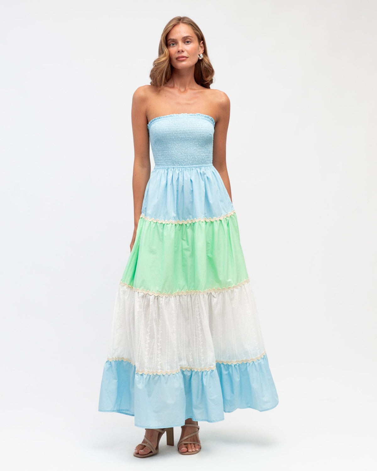 EBBY & I / NEAPOLITAN DRESS / BLUE / VV11371