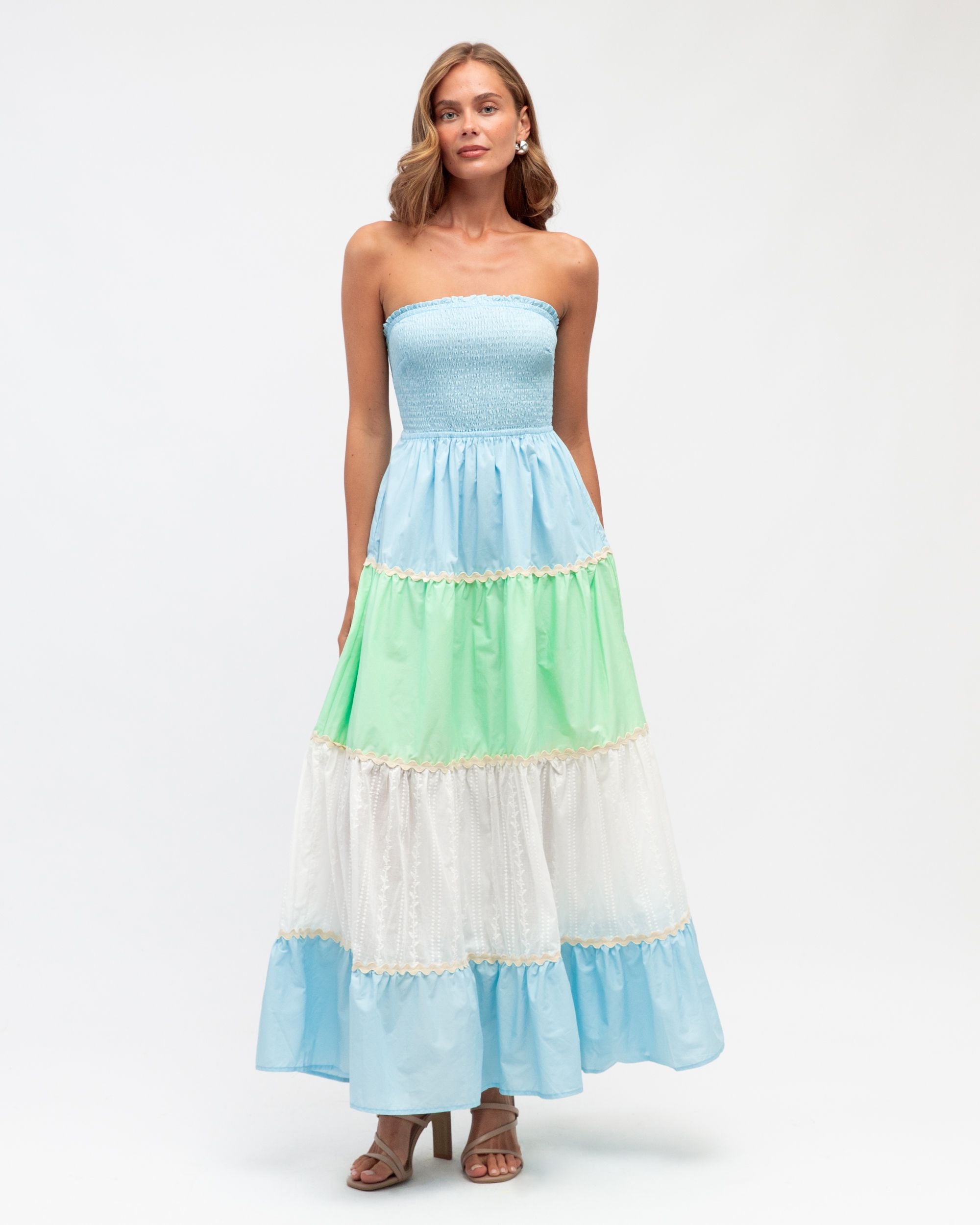 EBBY & I / NEAPOLITAN DRESS / BLUE / VV11371
