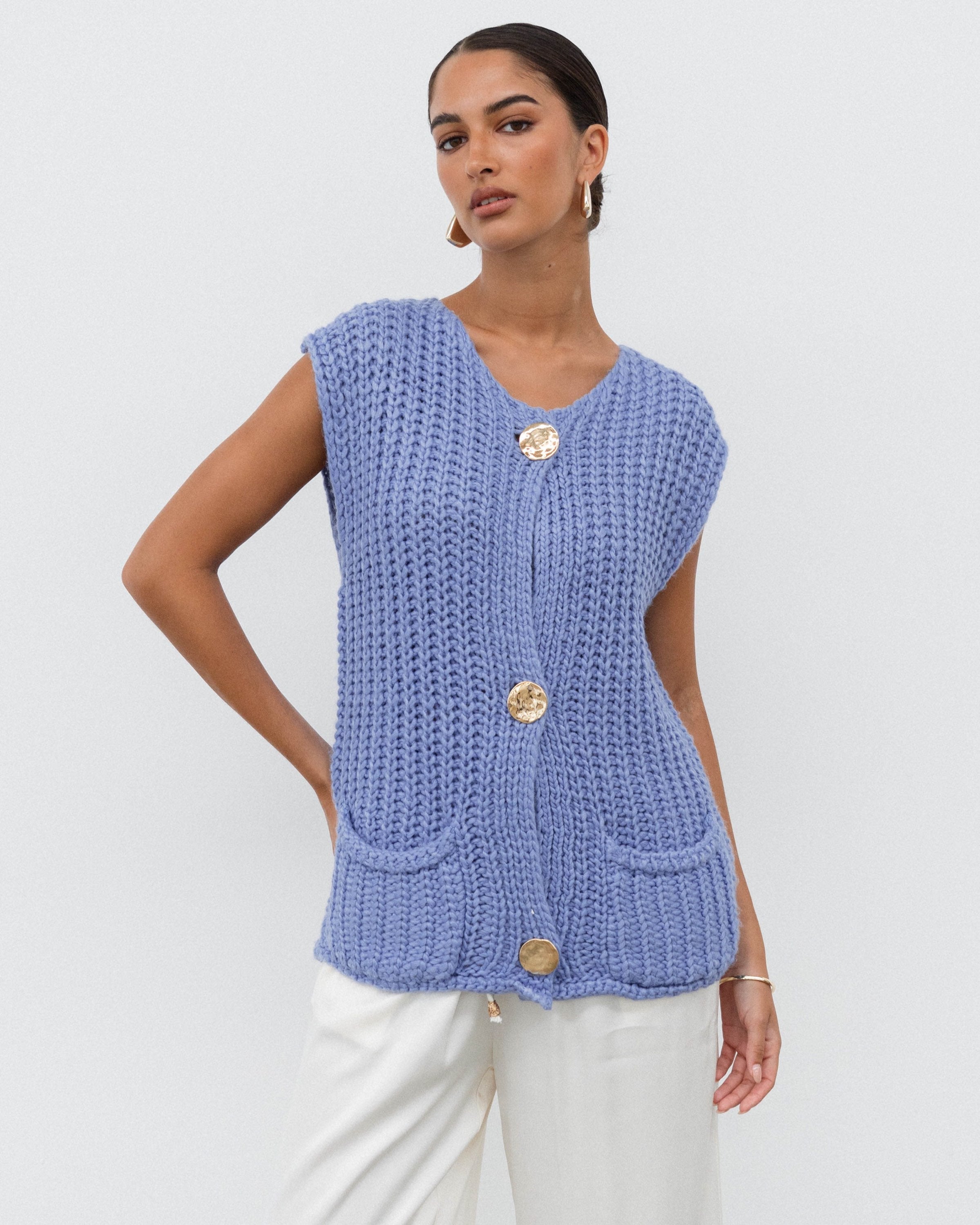 WHITE CLOSET / DELPHIN / CARDIGAN BLUE / TF10354