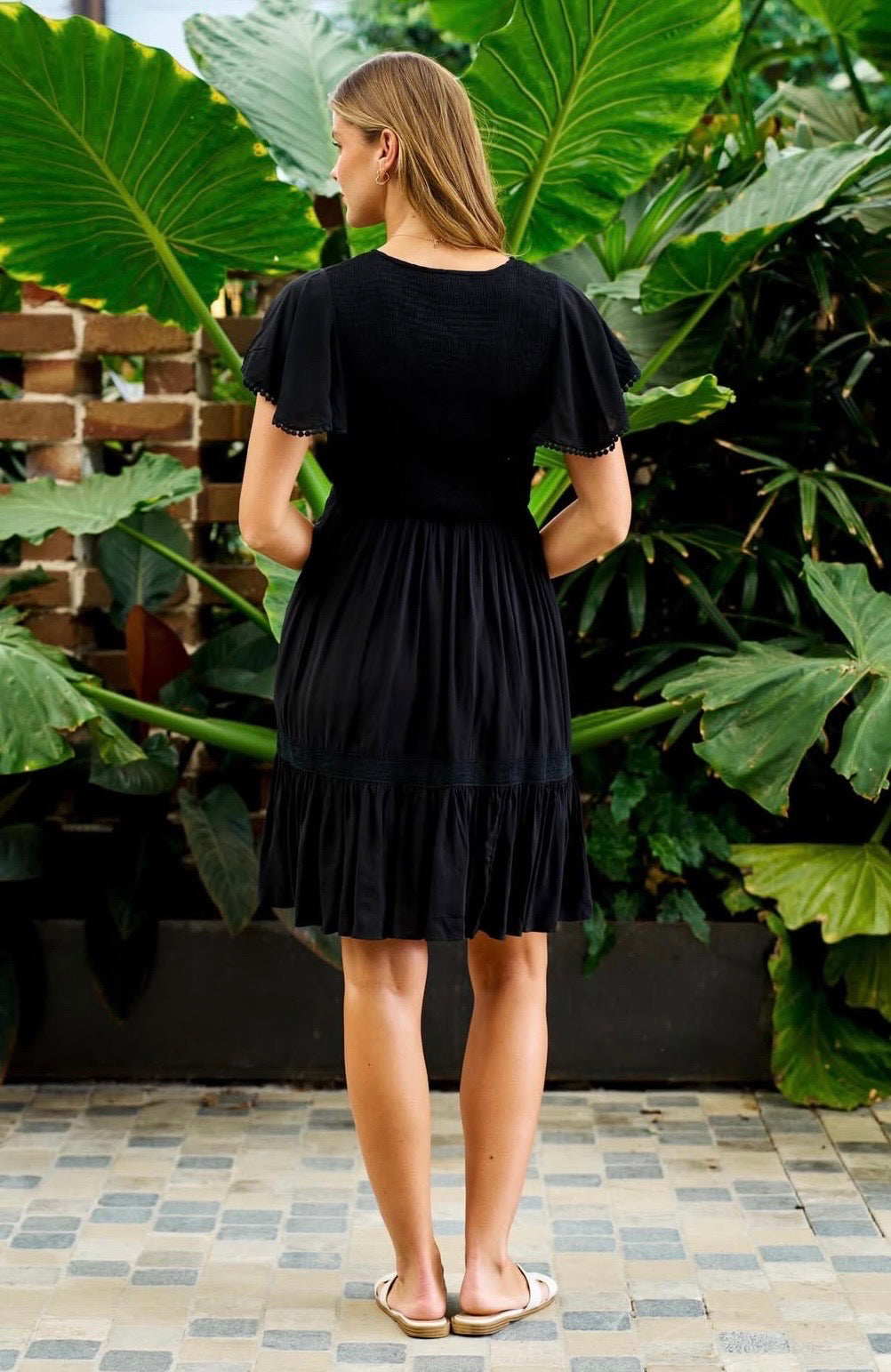 BOHO AUSTRALIA / BLEVINS DRESS / BLACK / C25346470
