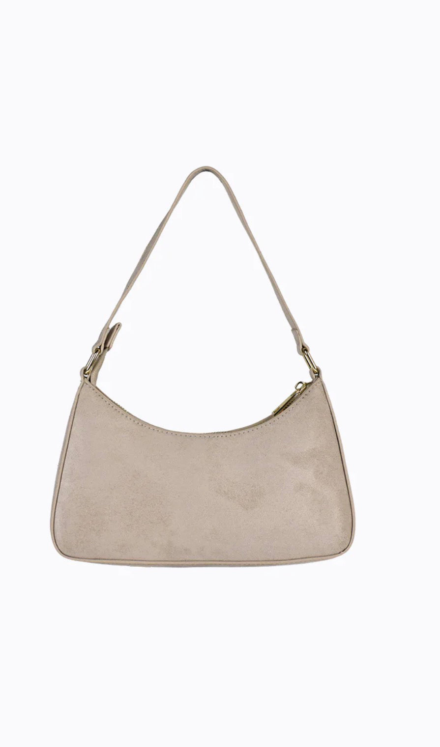 PETA + JAIN / JOSEE SHOULDER BAG / ALMOND SUEDE GOLD