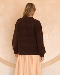 EBBY & I / SCARLET CHOCOLATE JUMPER / VV11822