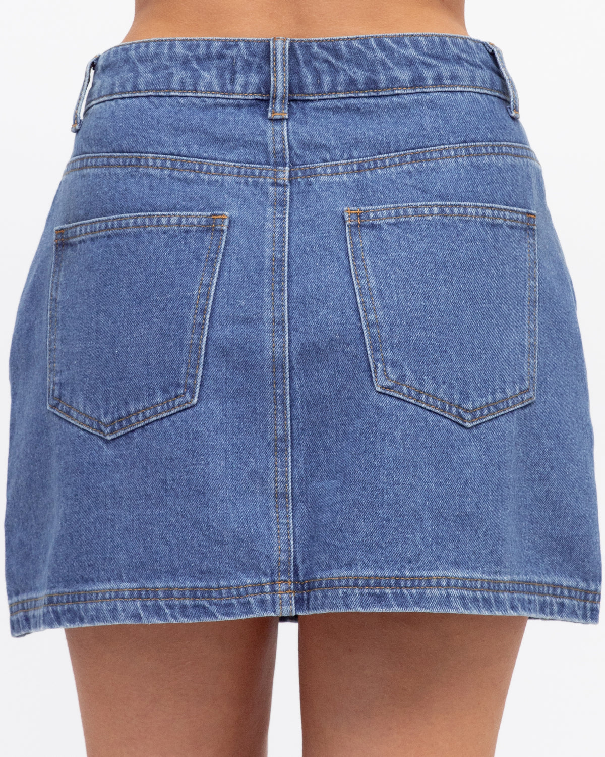 Two tone Denim Skirt