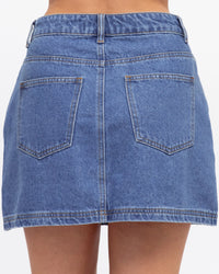 Two tone Denim Skirt