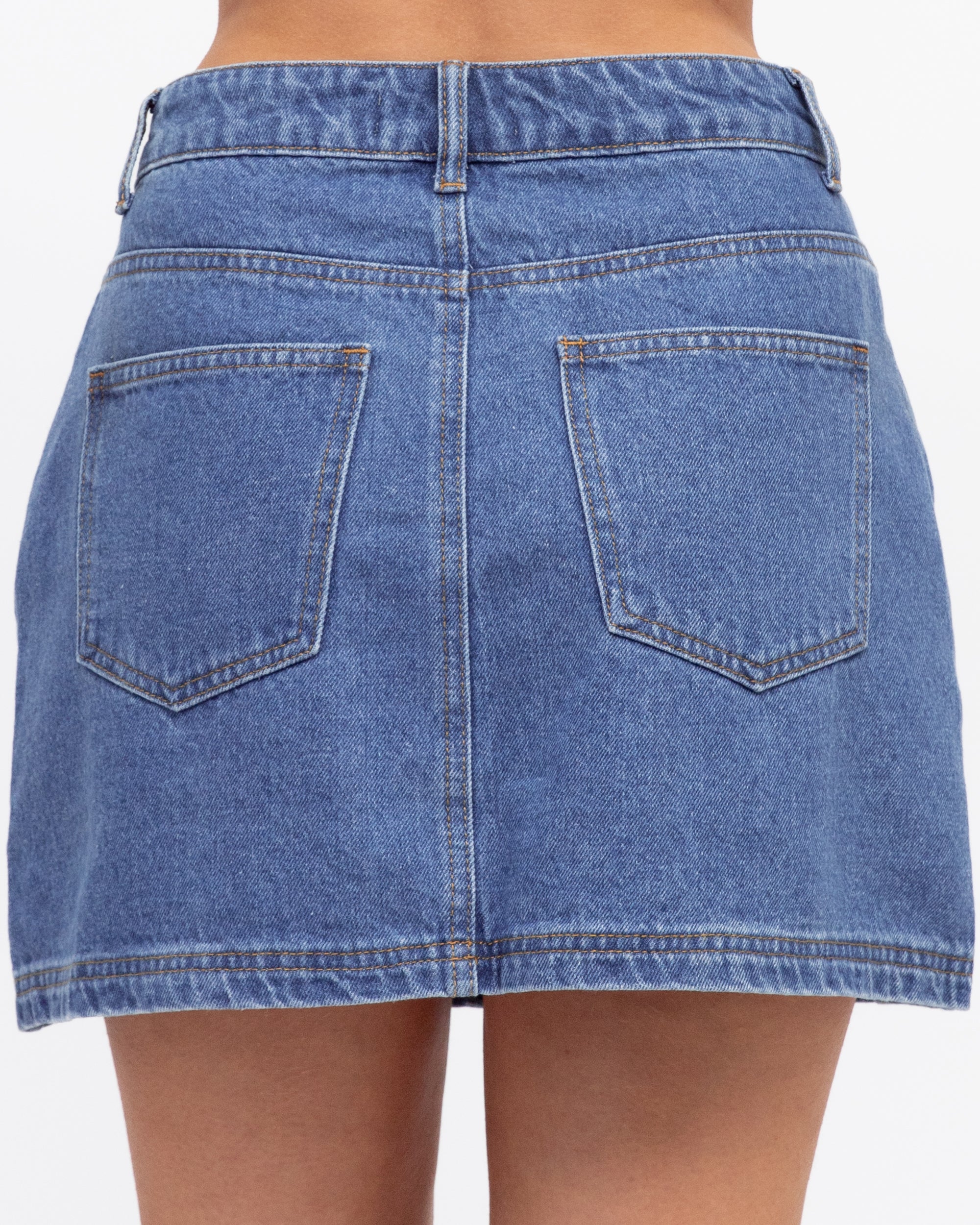 Two tone Denim Skirt
