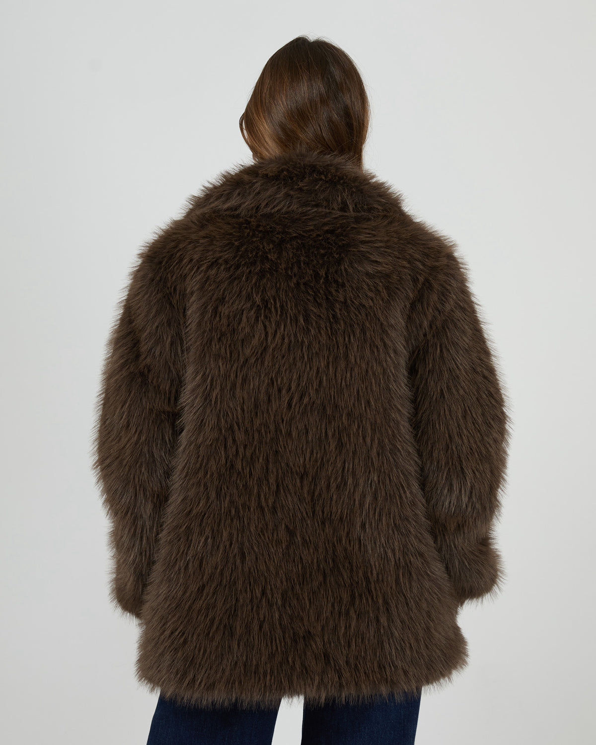 ALL ABOUT EVE / BRANDY FUR COAT / CHOCOLATE / 6479104