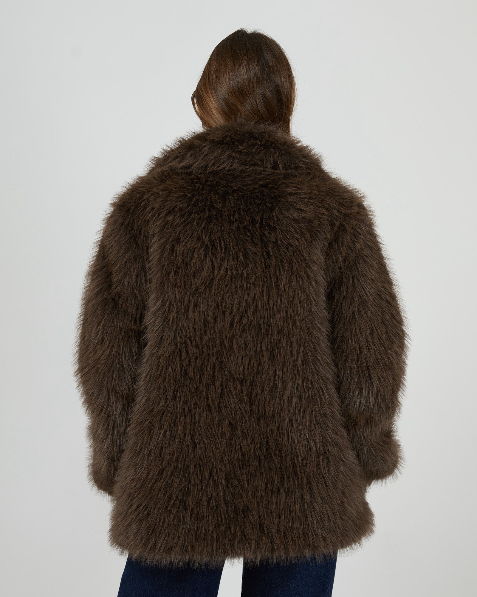ALL ABOUT EVE / BRANDY FUR COAT / CHOCOLATE / 6479104