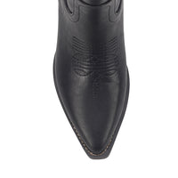 VERALI / BENNY WESTERN BOOT / BLACK DISTRESSED