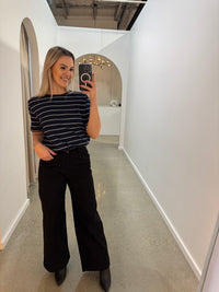 LITTLE LIES / ATHENS / NAVY STRIPE
