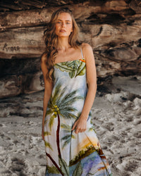 LINEN LUX / AMIRA MAXI DRESS / VVNE11294