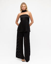 WHITE CLOSET / HOLLYS LACE PANT / BLACK / TF11179