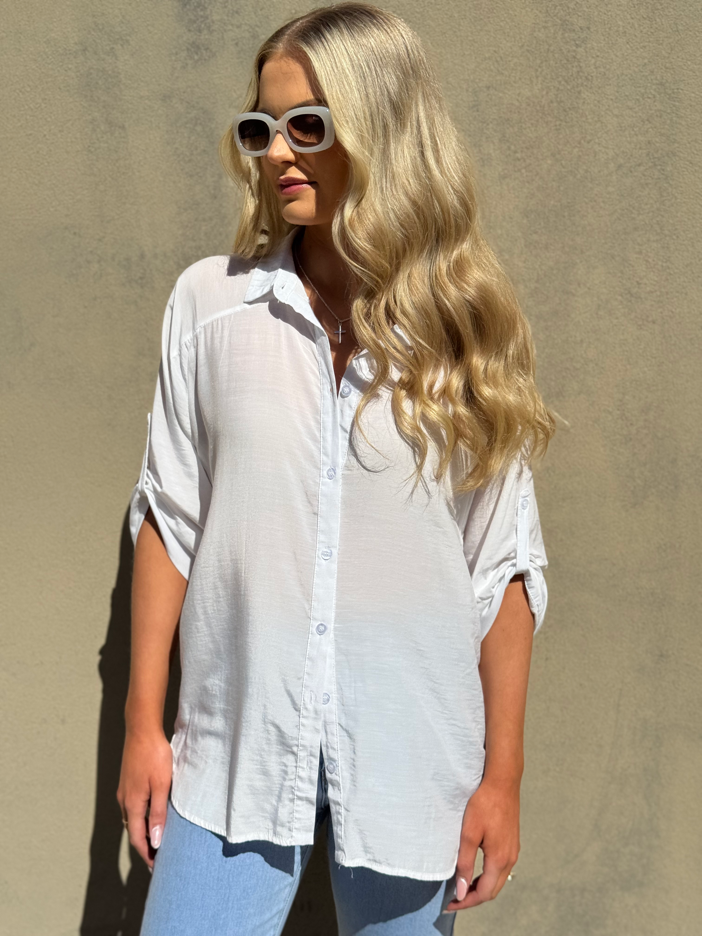 MOST / SLOUCH BLOUSE / WHITE / EA041