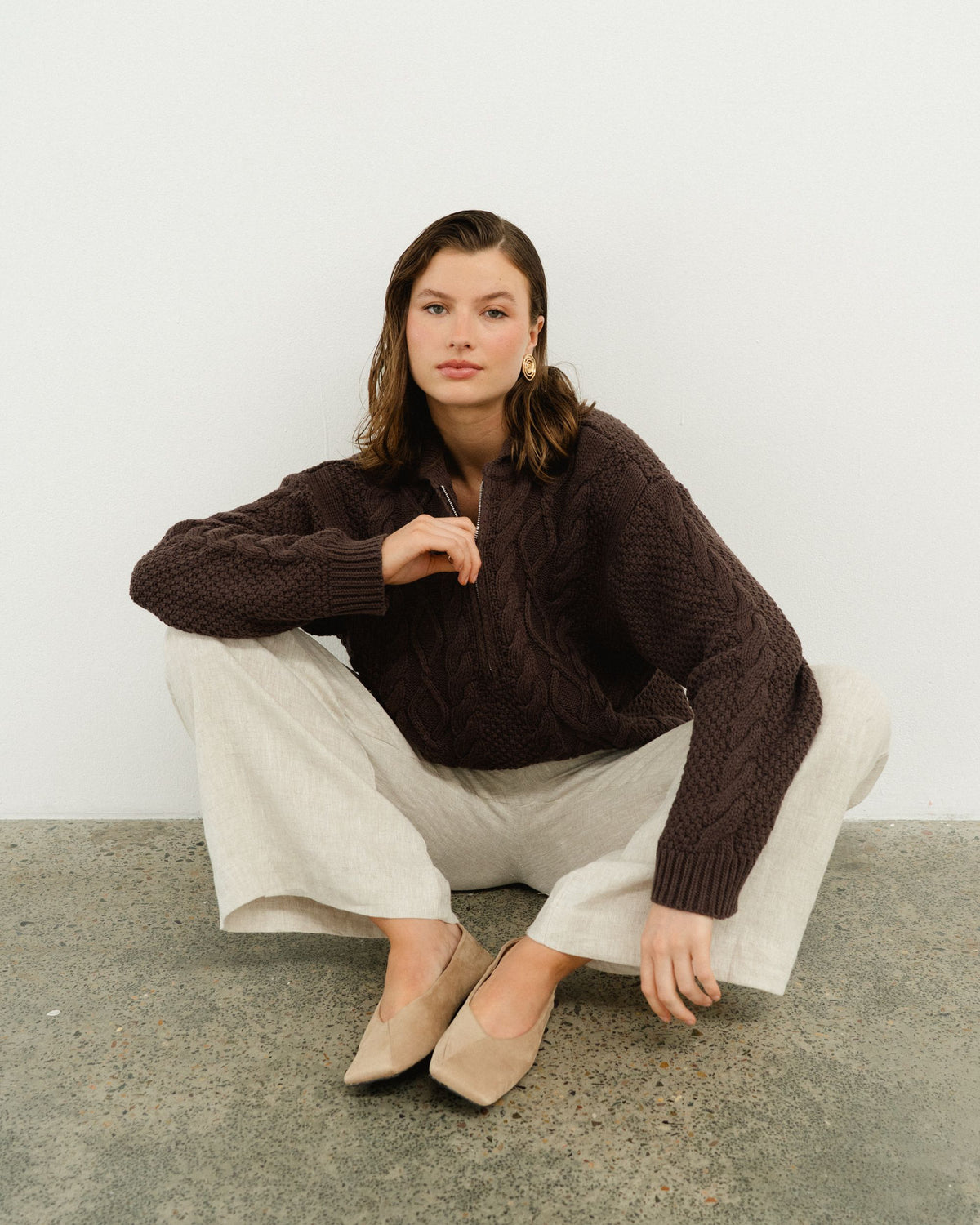 WHITE CLOSET / CYPRESS ZIP JUMPER/ TF11623