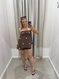 BY FRANKIE / CHOC SPOT SHORTS / 739-1