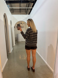 BY FRANKiE / BLACK CUPRO LACE SHORTs  / 971-1