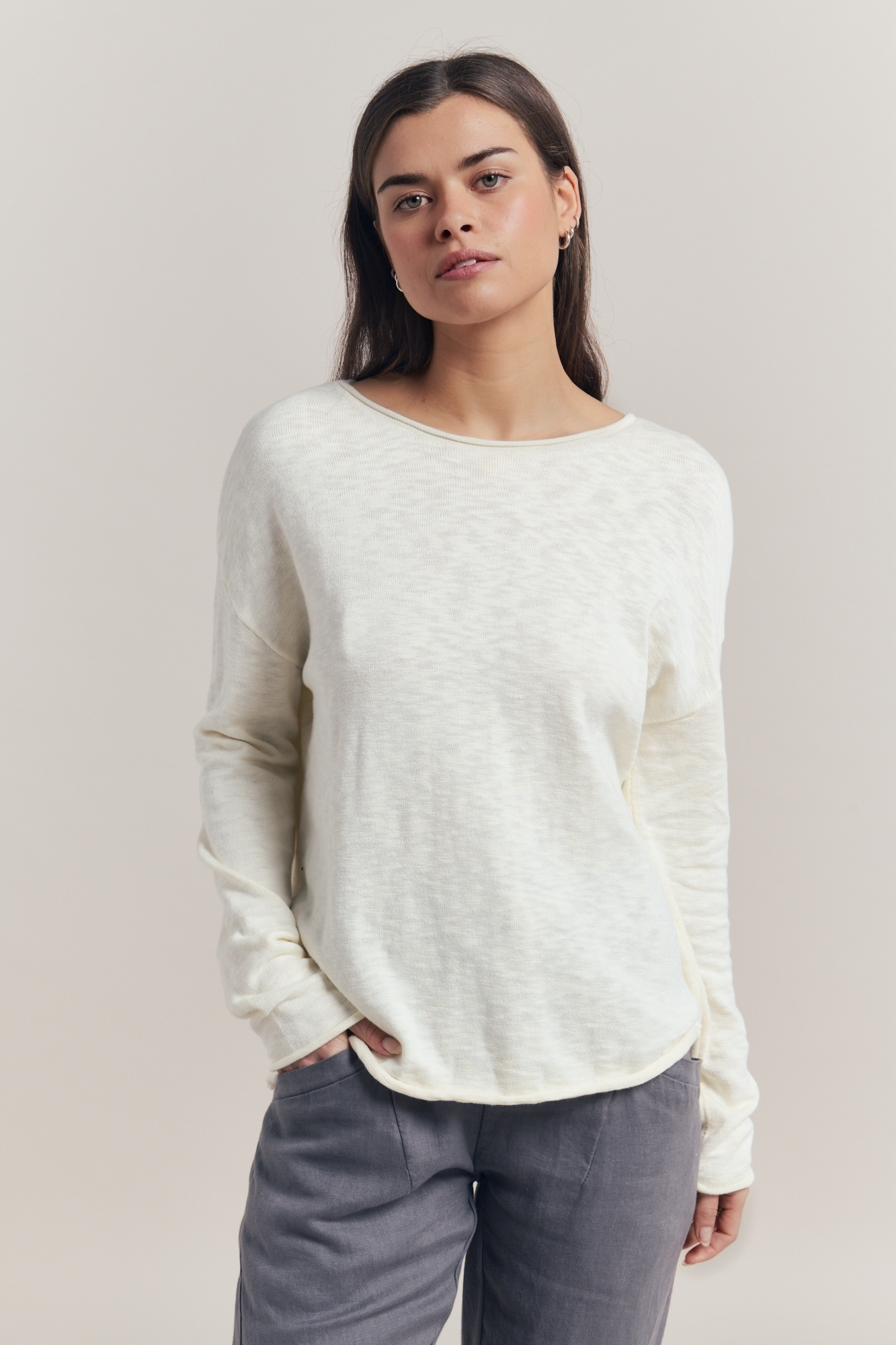 LITTLE LIES / NELLIE TOP / CREAM / S23052904