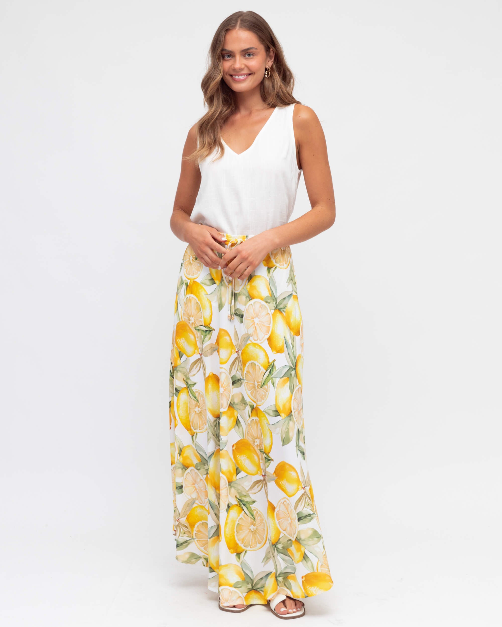 LABEL OF LOVE / WHITE LEMON SKIRT / LOL10939