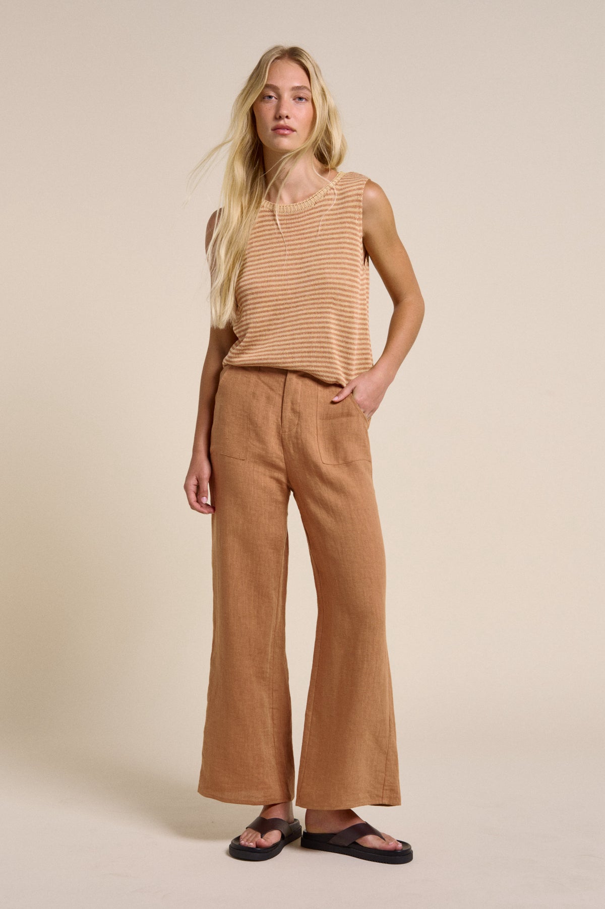 LITTLE LIES / JUDE LINEN PANT / R22062008