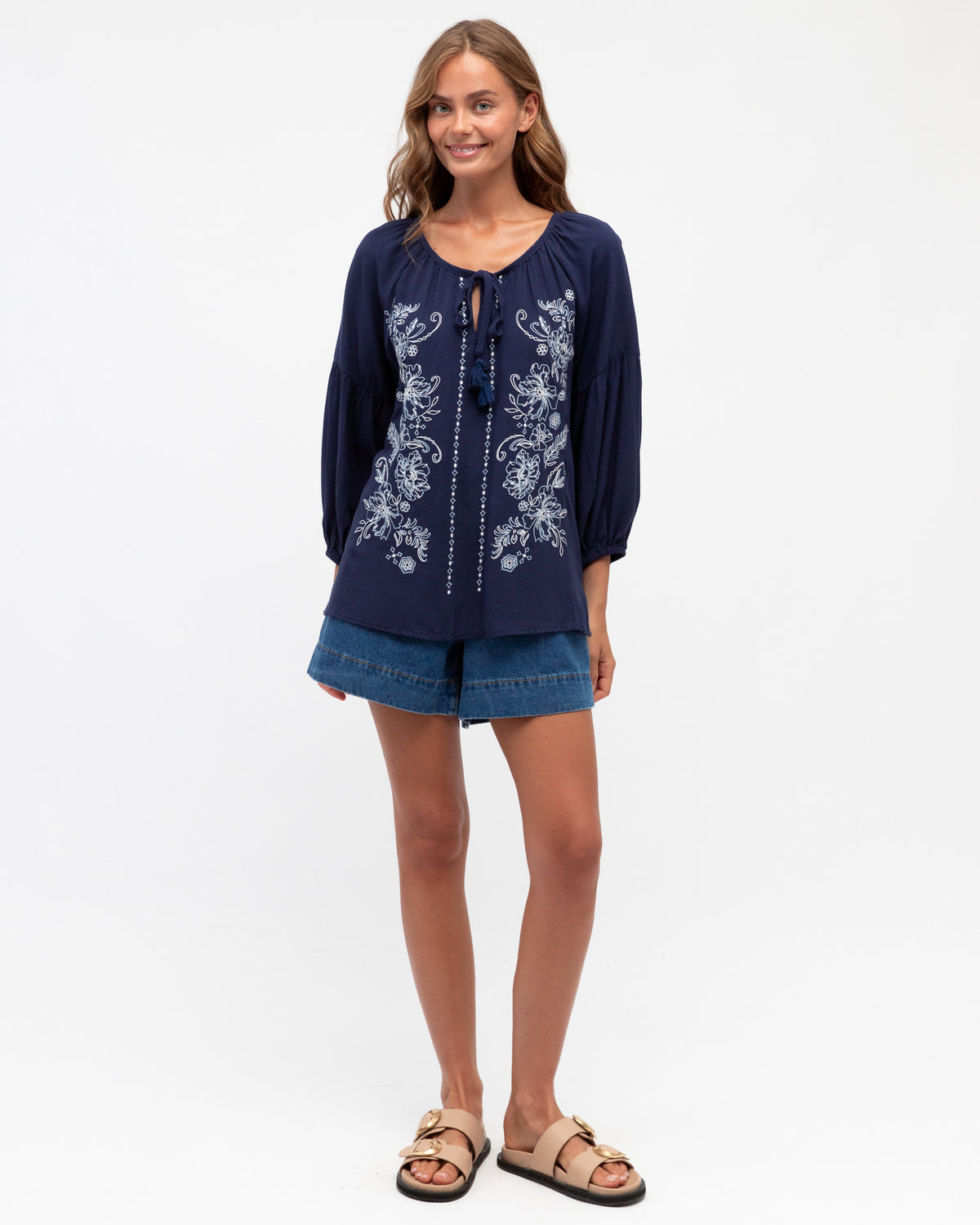 LABEL OF LOVE / AMY EMBROIDERED TOP / LOL2247