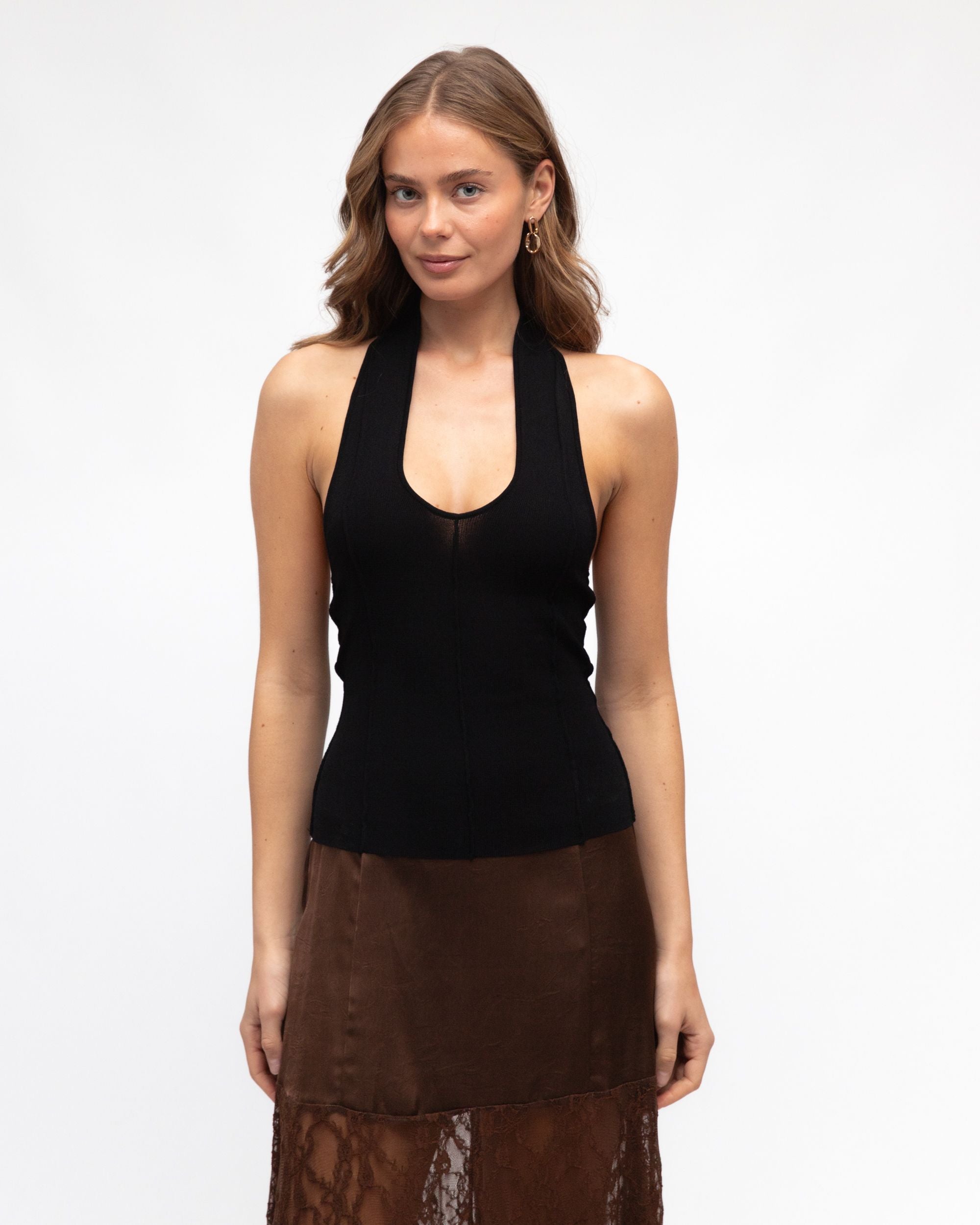 EBBY & I / ISABELLA TOP / VV11157 / BLK