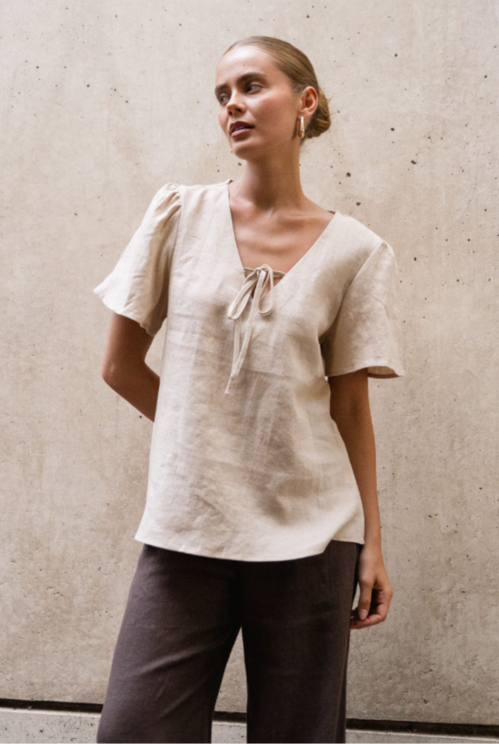 WHITE CLOSET / DELIGHT TOP / OATMEAL