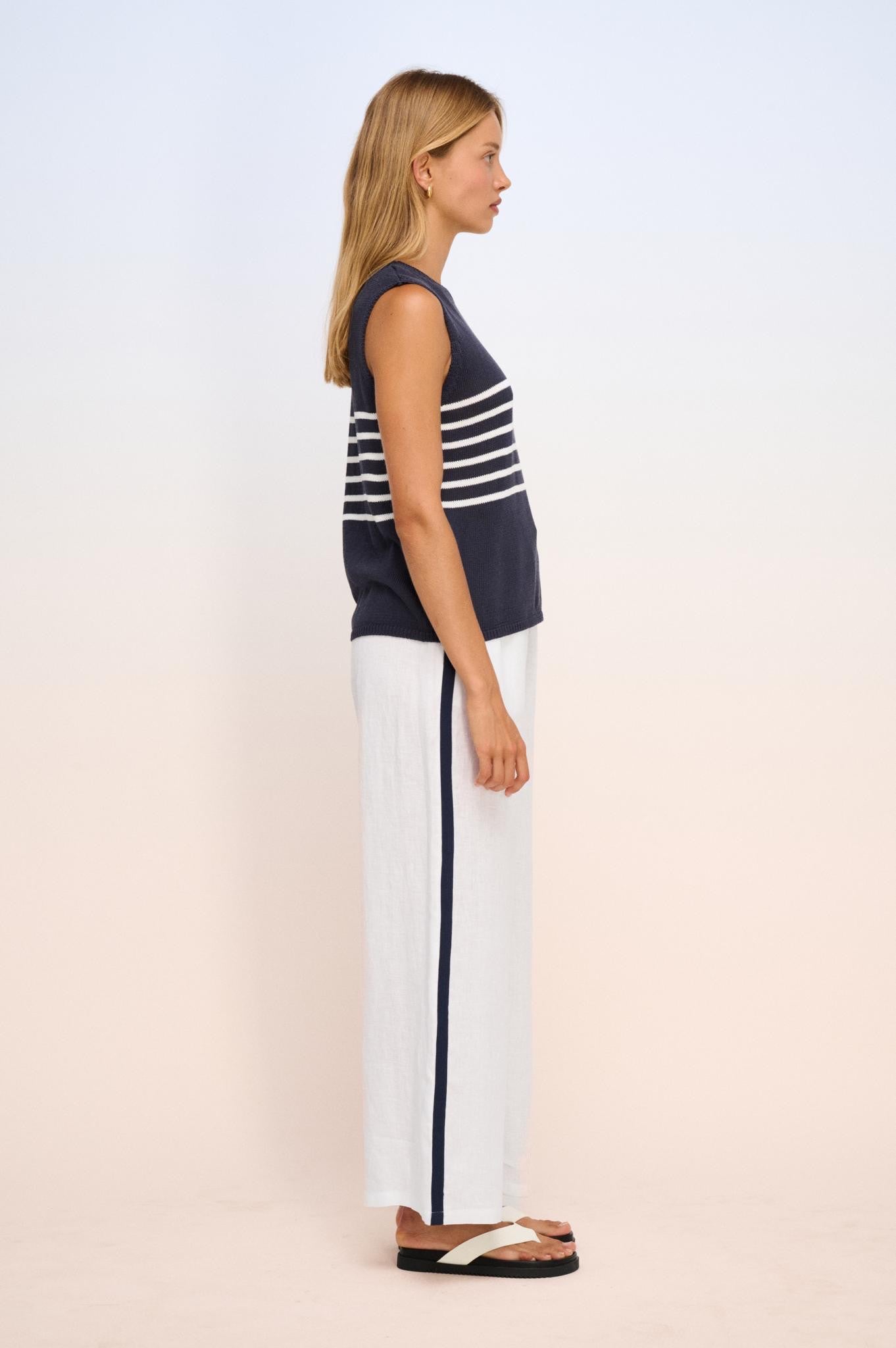LITTLE LIES / MONACO PANTS / WHITE / M25123001