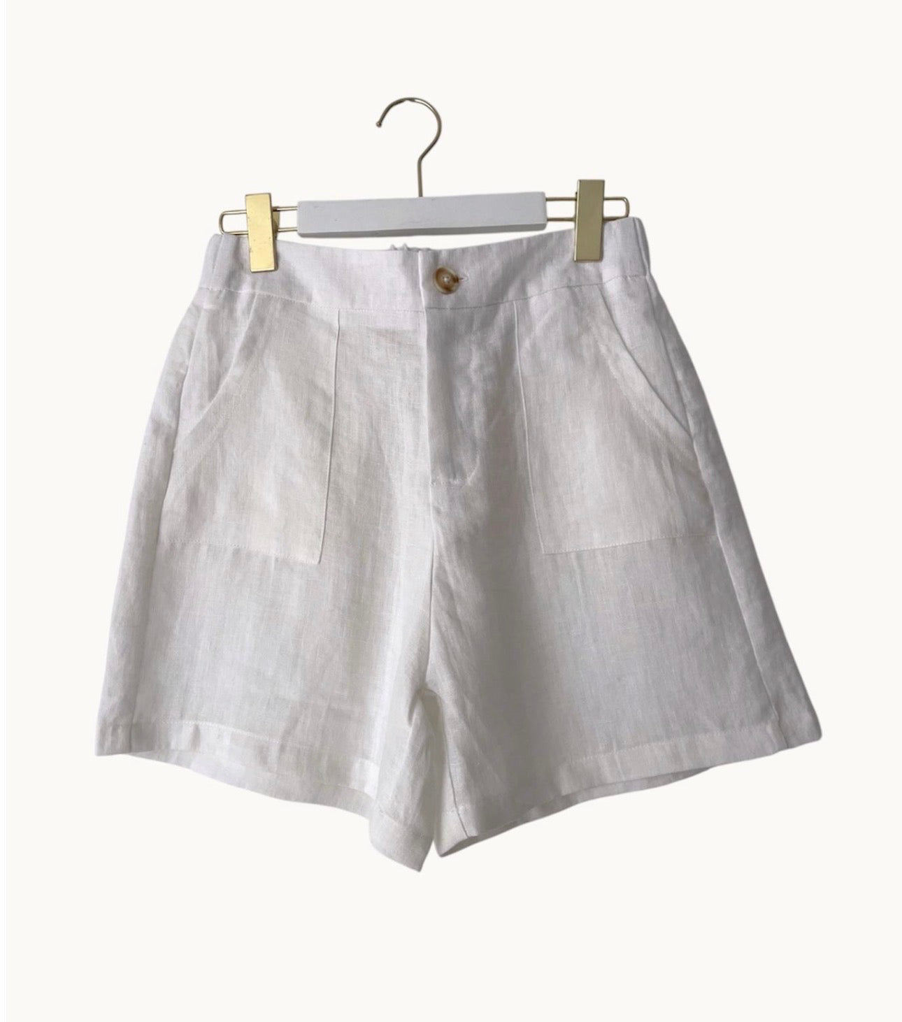 LITTLE LIES / JUDE SHORTS / WHITE / R25100901
