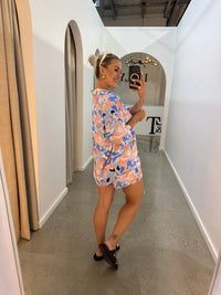 BY FRANKIE / FLORAL OVERSIZED SHIRT /134-5