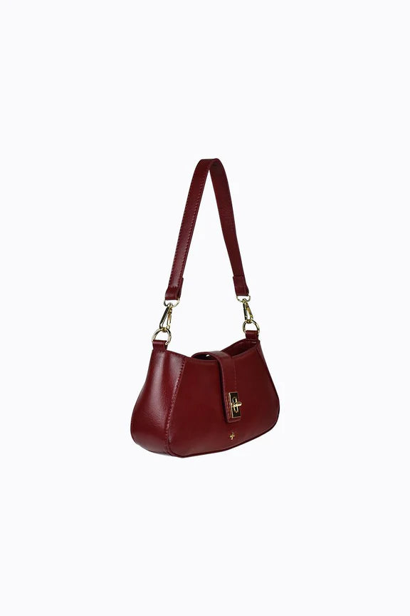 PETA+ JAIN / RIPLEY TURNLOCK BAG / CHERRY