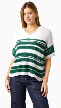 BOHO AUSTRALIA / RAYHA KNIT TOP / GREEN / BK25174202