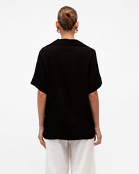WHITE CLOSET / FRAN BLACK SHIRT / TF11541