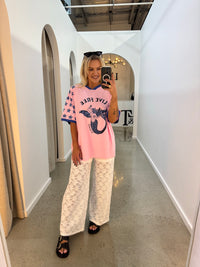 BY FRANKIE / LIVE FREE OVERSIZED TEE / 751-31
