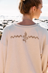 INDIGO & WOLFE / BONE SNAKE JUMPER
