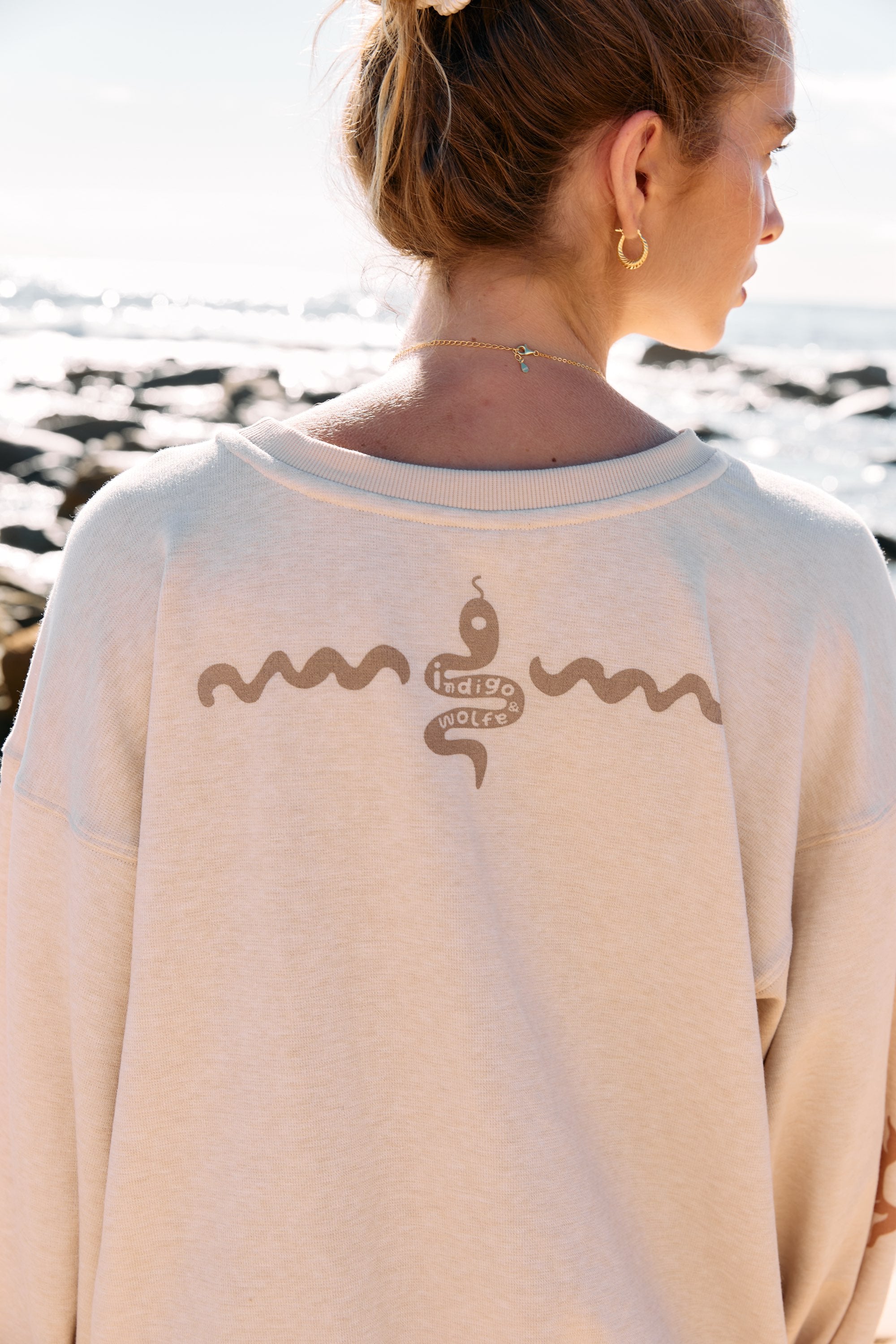 INDIGO & WOLFE / BONE SNAKE JUMPER