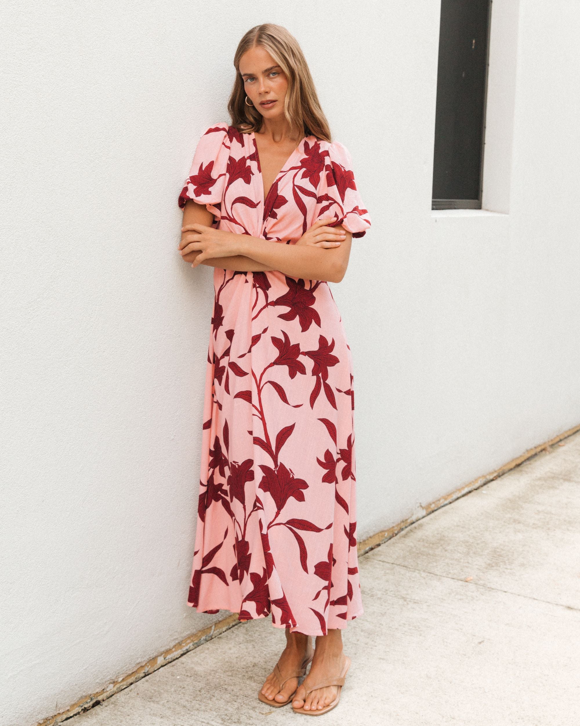 WHITE CLOSET / CLOE TWIST DRESS / TFE8545-41