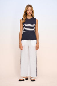 LITTLE LIES / PLACEMENT TANK / NAVY / K25123101