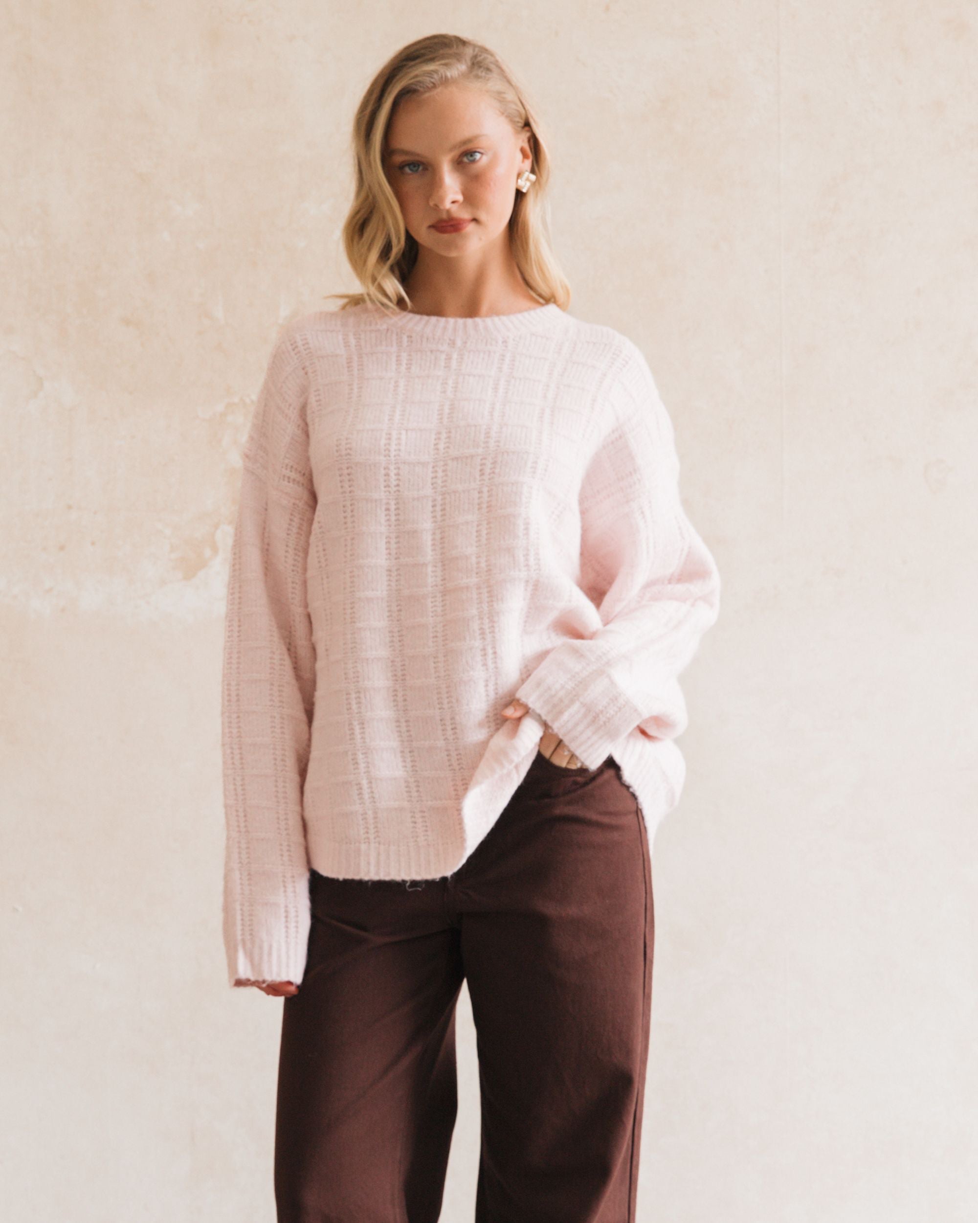 WHITE CLOSET / FLOSS KNIT / TF11634