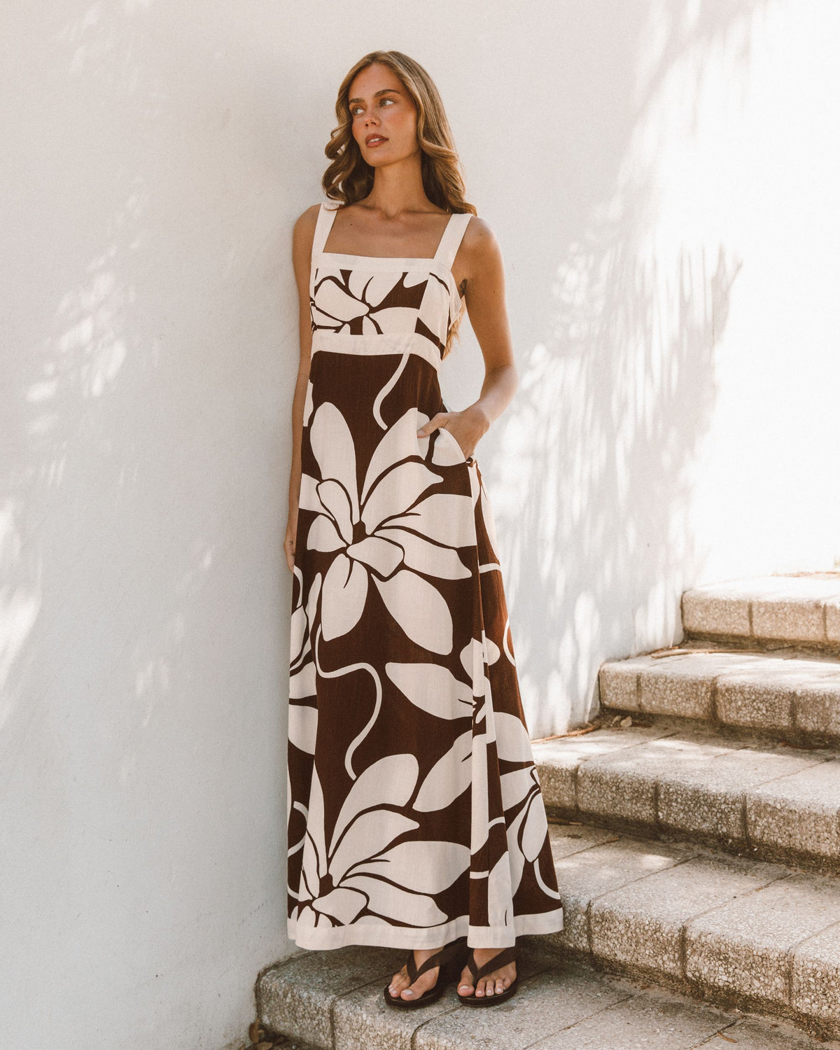WHITE CLOSET / SUMMER BLOOM DRESS / TFE10853-3