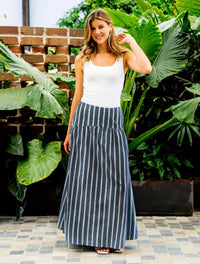BOHO AUSTRALIA / STRIPPED SKIRT / C25314472