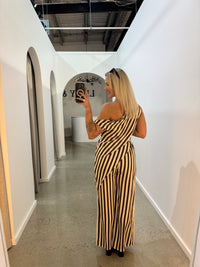 BY FRANKIE / CHOC STRIPPED PANTS  / 180-17